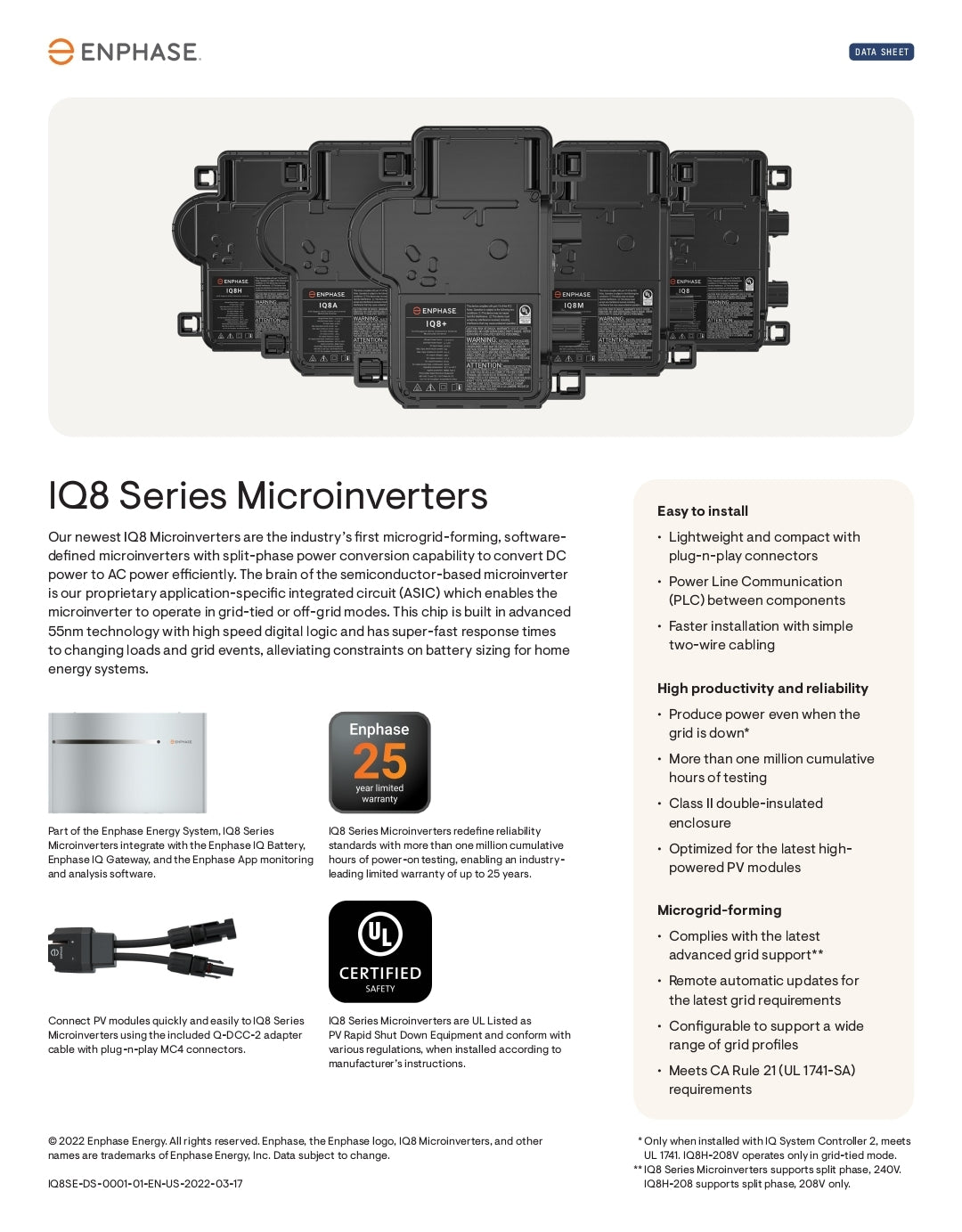 Micro Enphase IQ8H